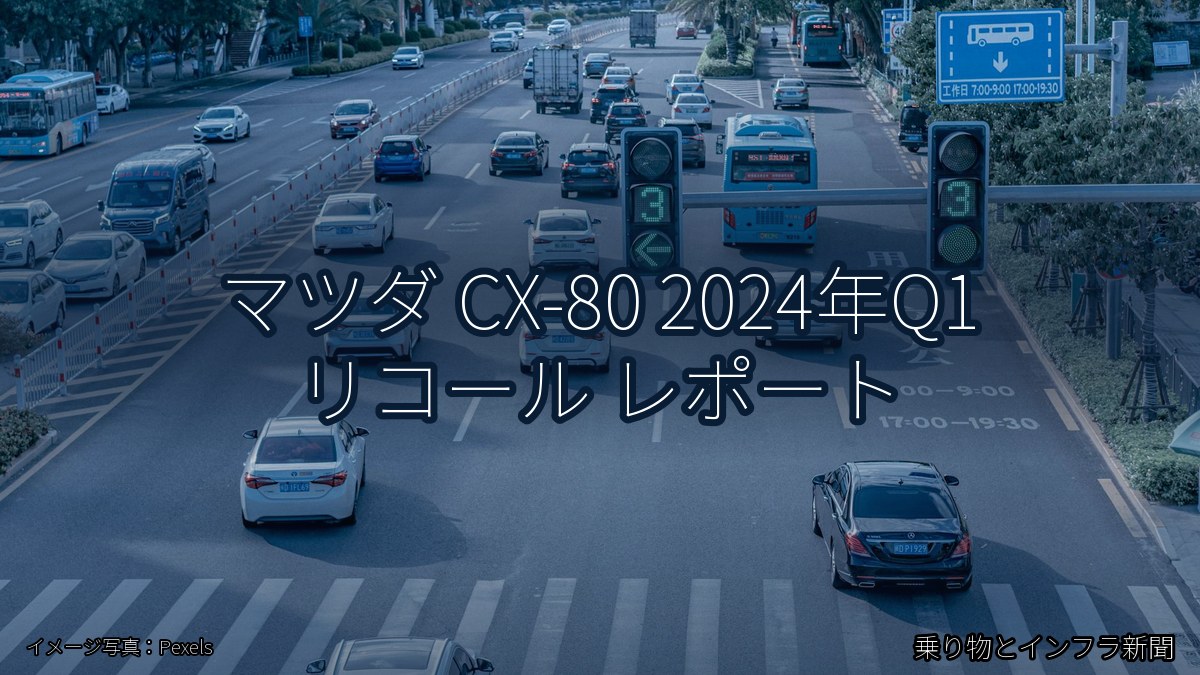 マツダ CX-80 2024年Q1 リコール レポート（乗り物とインフラ新聞）