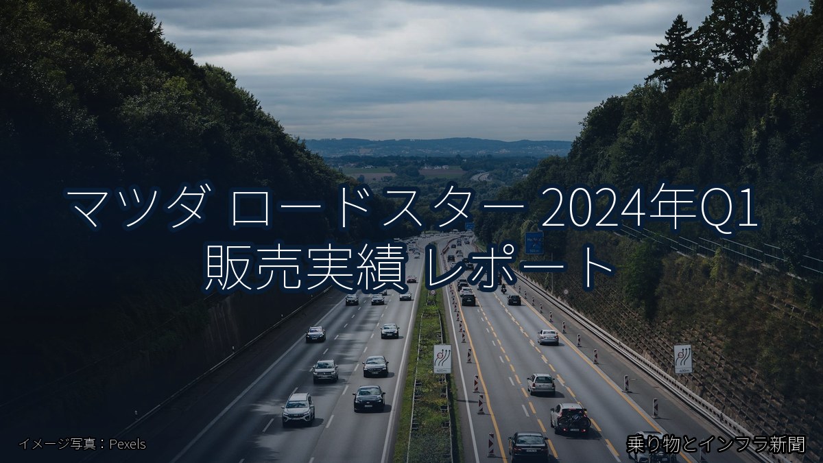 マツダ ロードスター 2024年Q1 販売実績 レポート(乗り物とインフラ新聞)