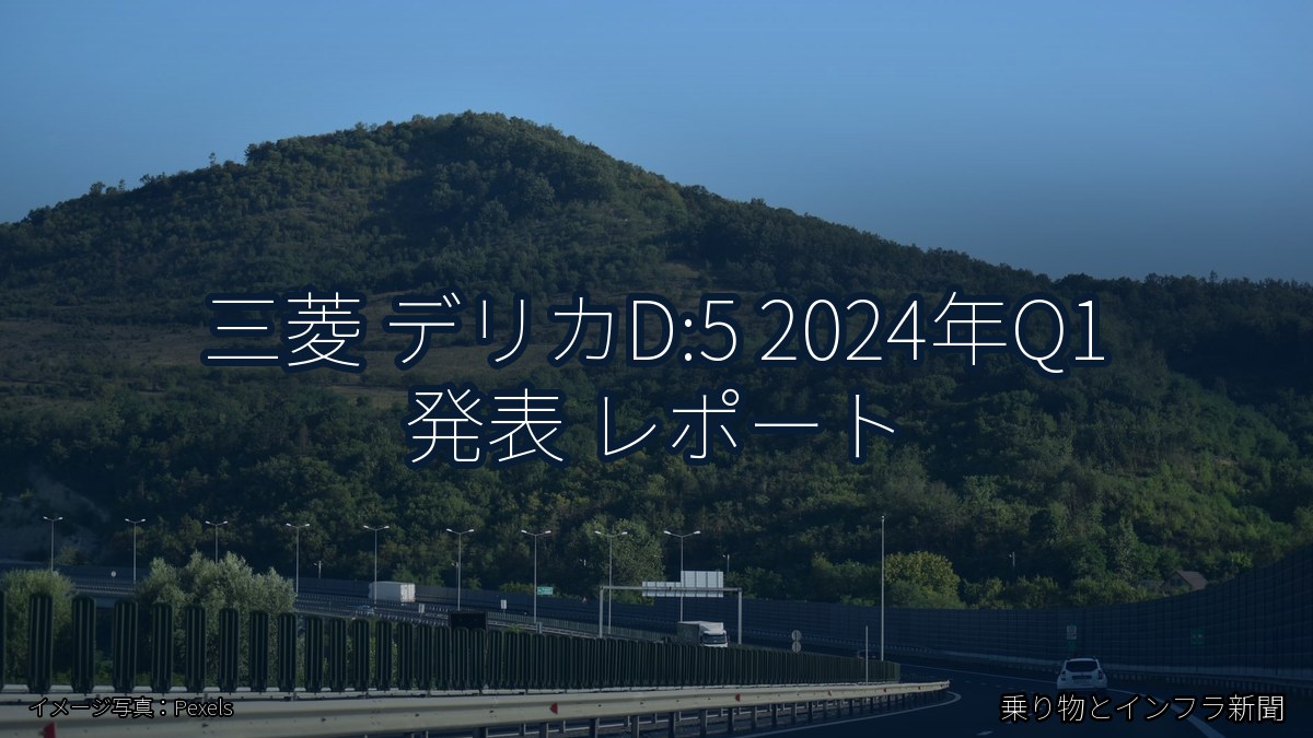 三菱 デリカD:5 2024年Q1 発表 レポート(乗り物とインフラ新聞)