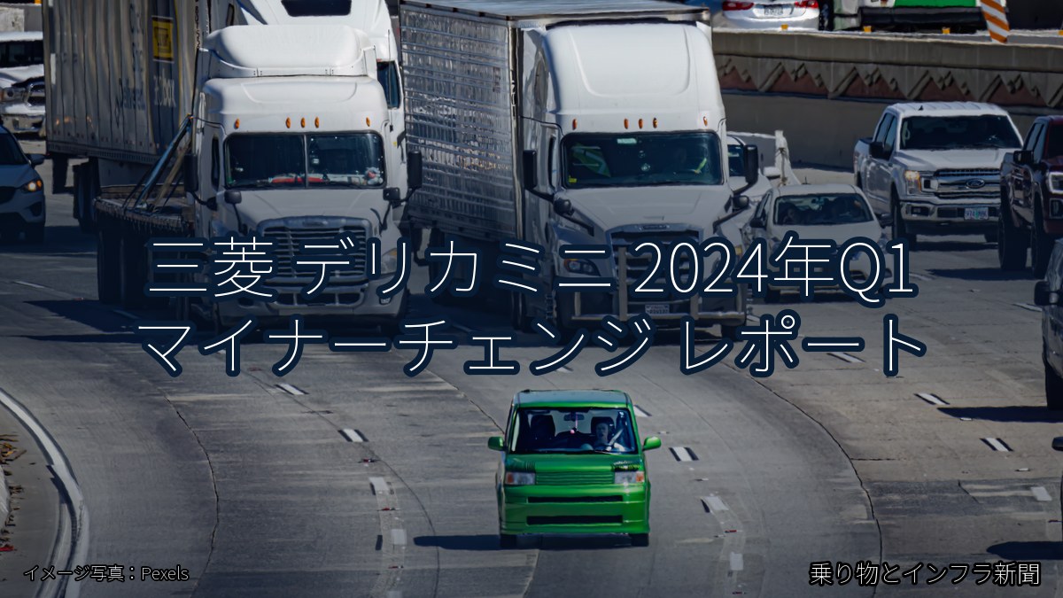 三菱 デリカミニ 2024年Q1 マイナーチェンジ レポート（乗り物とインフラ新聞）