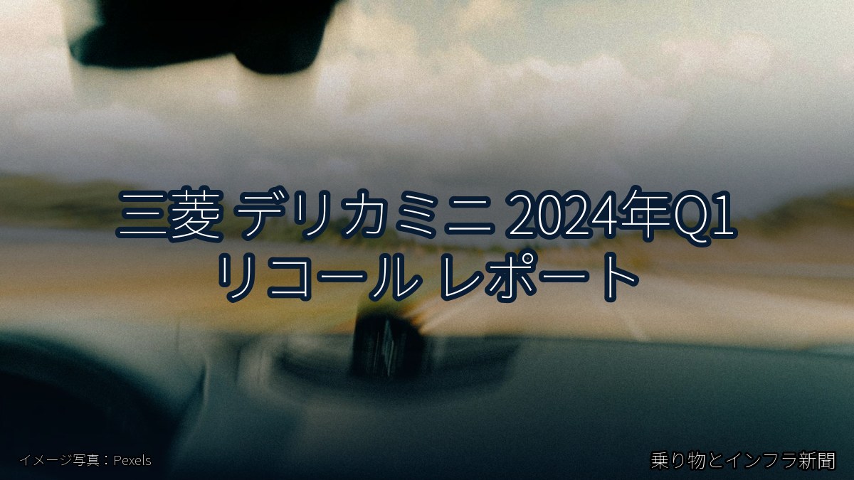 三菱 デリカミニ 2024年Q1 リコール レポート（乗り物とインフラ新聞）