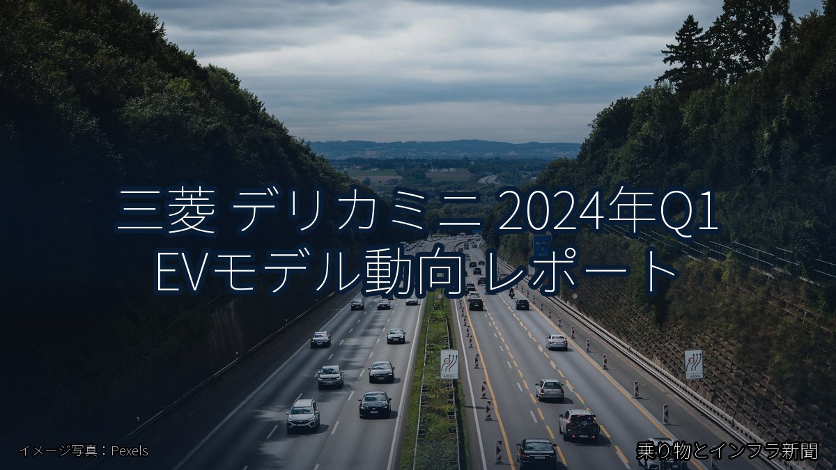 三菱 デリカミニ 2024年Q1 EVモデル動向 レポート（乗り物とインフラ新聞）