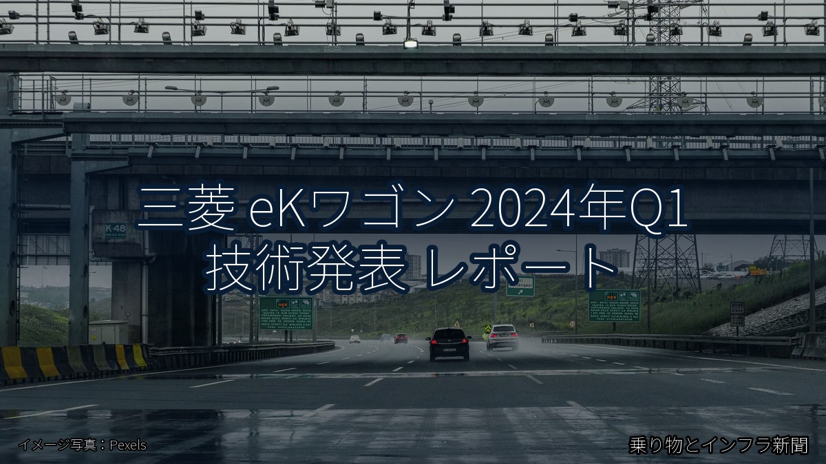 三菱 eKワゴン 2024年Q1 技術発表 レポート(乗り物とインフラ新聞)