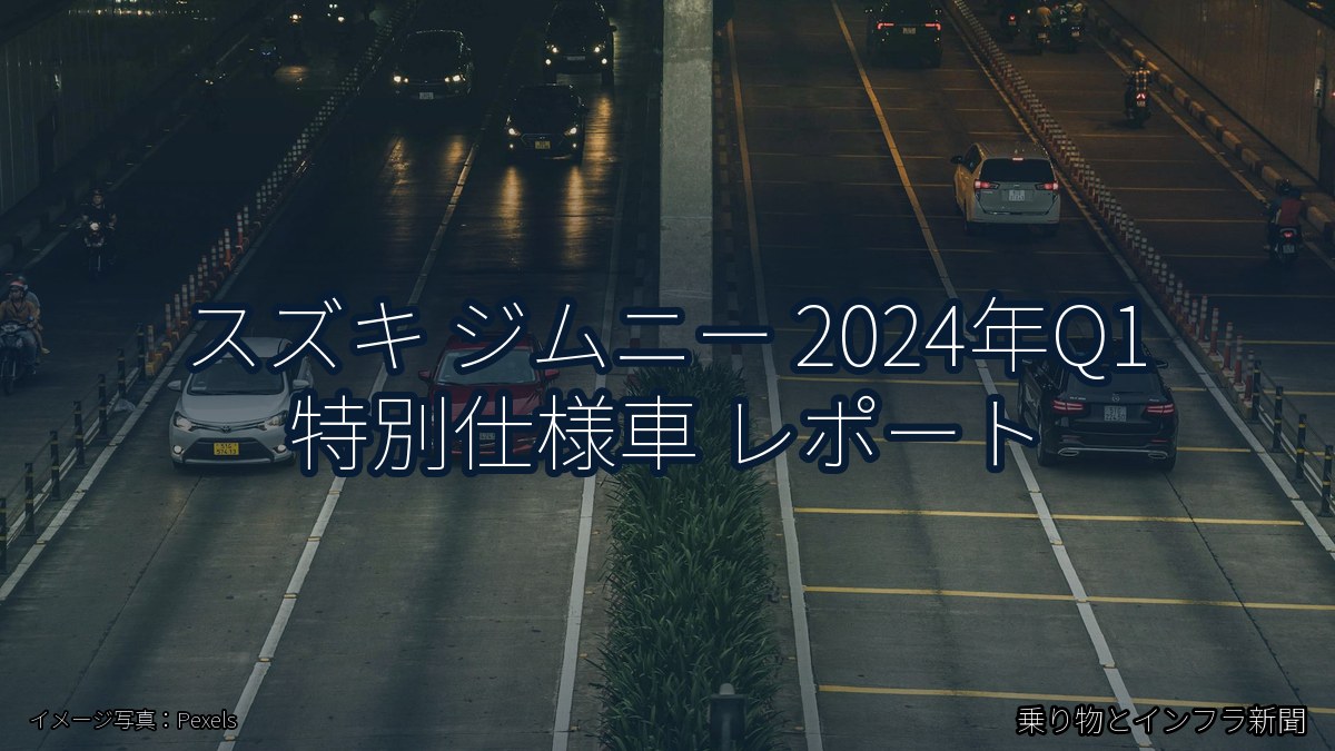 スズキ ジムニー 2024年Q1 特別仕様車 レポート（乗り物とインフラ新聞）