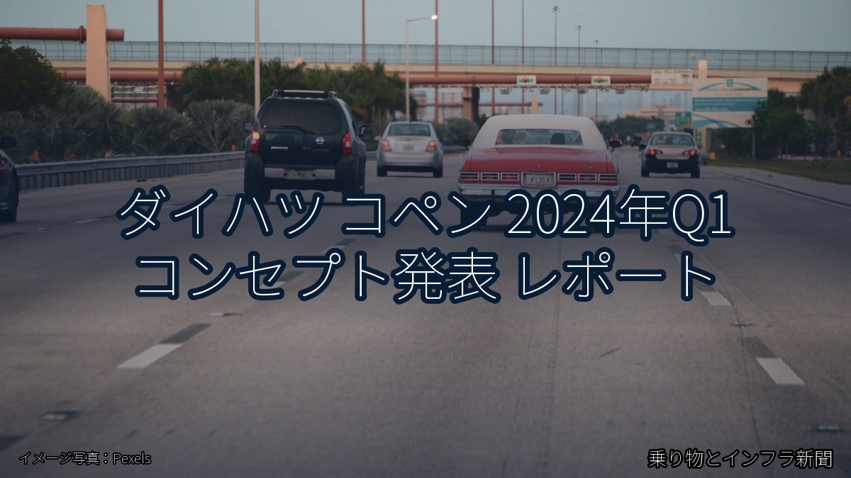 ダイハツ コペン 2024年Q1 コンセプト発表 レポート(乗り物とインフラ新聞)