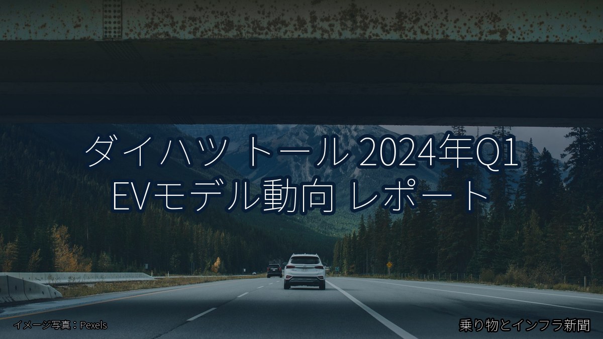 ダイハツ トール 2024年Q1 EVモデル動向 レポート(乗り物とインフラ新聞)