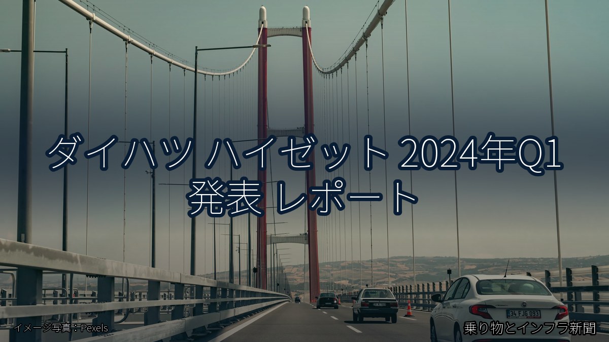 ダイハツ ハイゼット 2024年Q1 発表 レポート（乗り物とインフラ新聞）