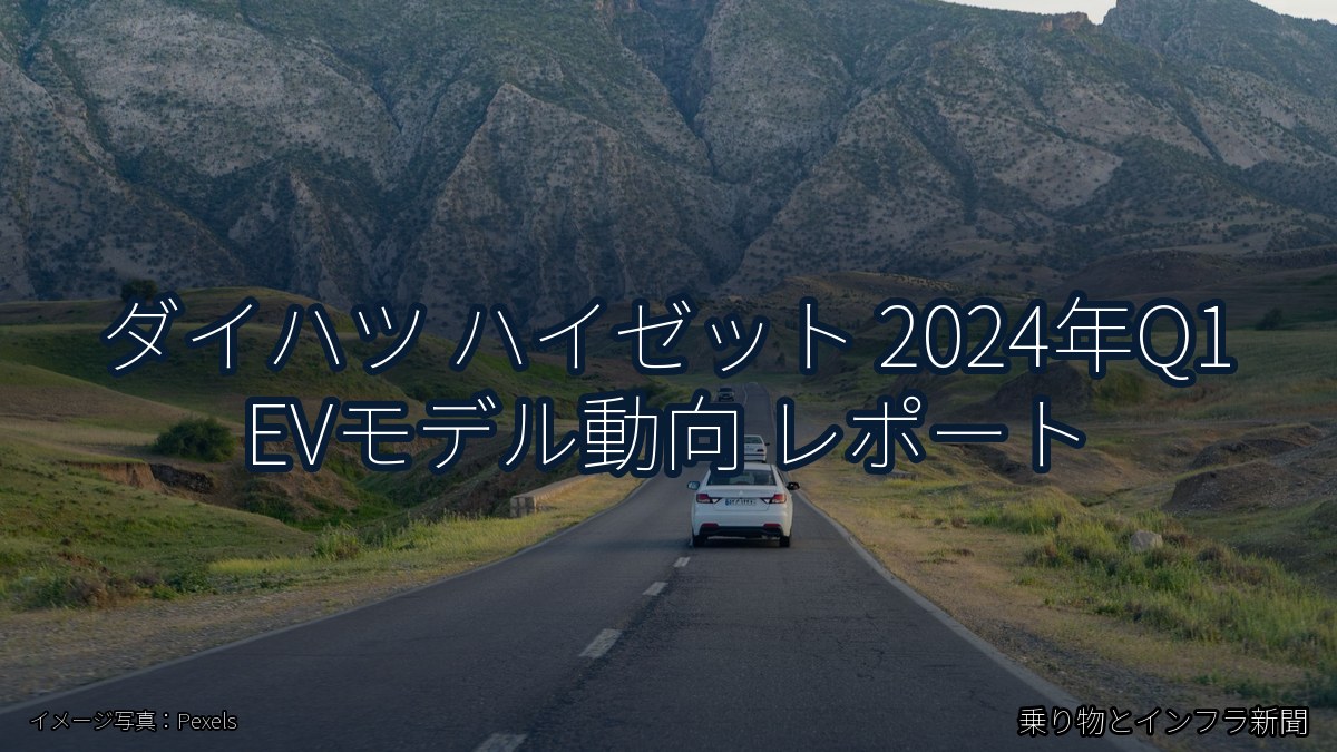 ダイハツ ハイゼット 2024年Q1 EVモデル動向 レポート（乗り物とインフラ新聞）