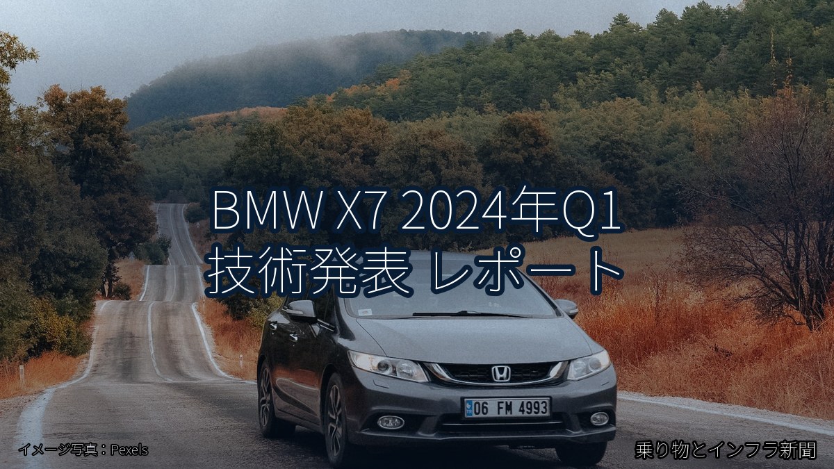 BMW X7 2024年Q1 技術発表 レポート（乗り物とインフラ新聞）