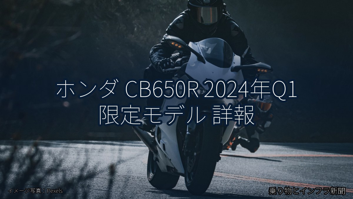 ホンダ CB650R 2024年Q1 限定モデル 詳報（乗り物とインフラ新聞）