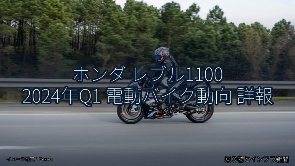 ホンダ レブル1100 2024年Q1 電動バイク動向 詳報（乗り物とインフラ新聞）