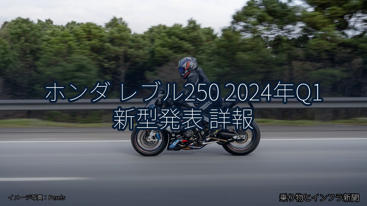 ホンダ レブル250 2024年Q1 新型発表 詳報（乗り物とインフラ新聞）