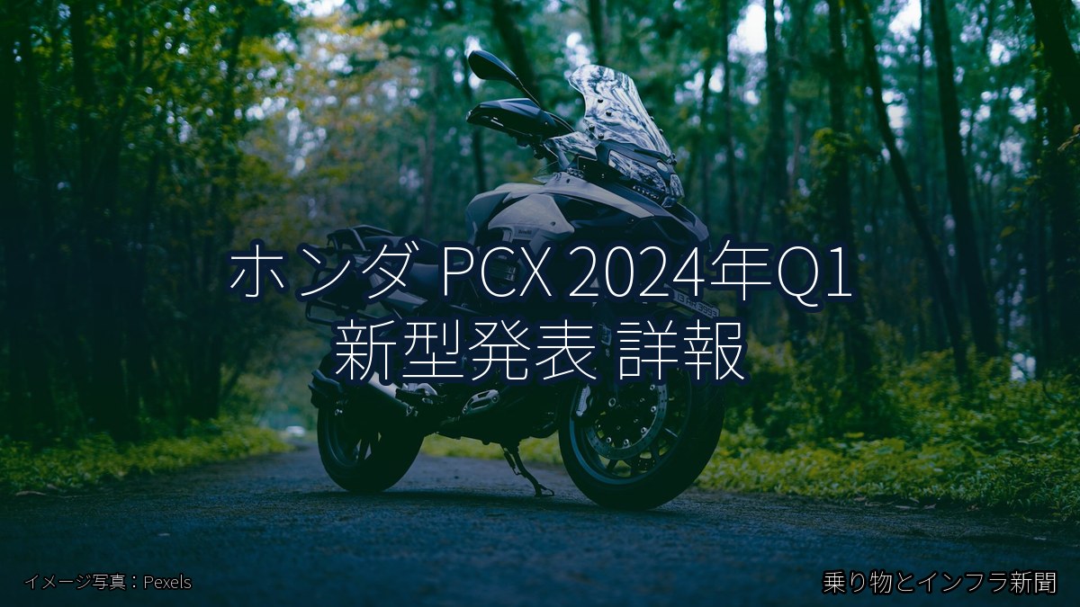 ホンダ PCX 2024年Q1 新型発表 詳報（乗り物とインフラ新聞）
