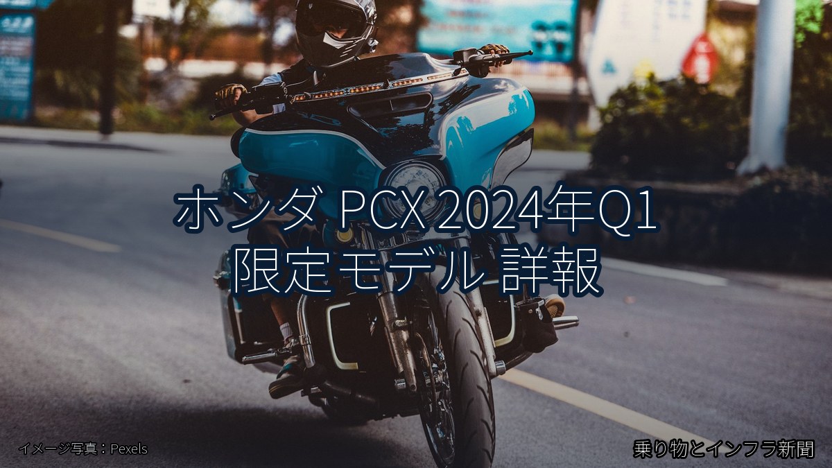 ホンダ PCX 2024年Q1 限定モデル 詳報（乗り物とインフラ新聞）