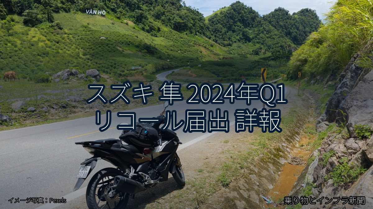 スズキ 隼 2024年Q1 リコール届出 詳報（乗り物とインフラ新聞）