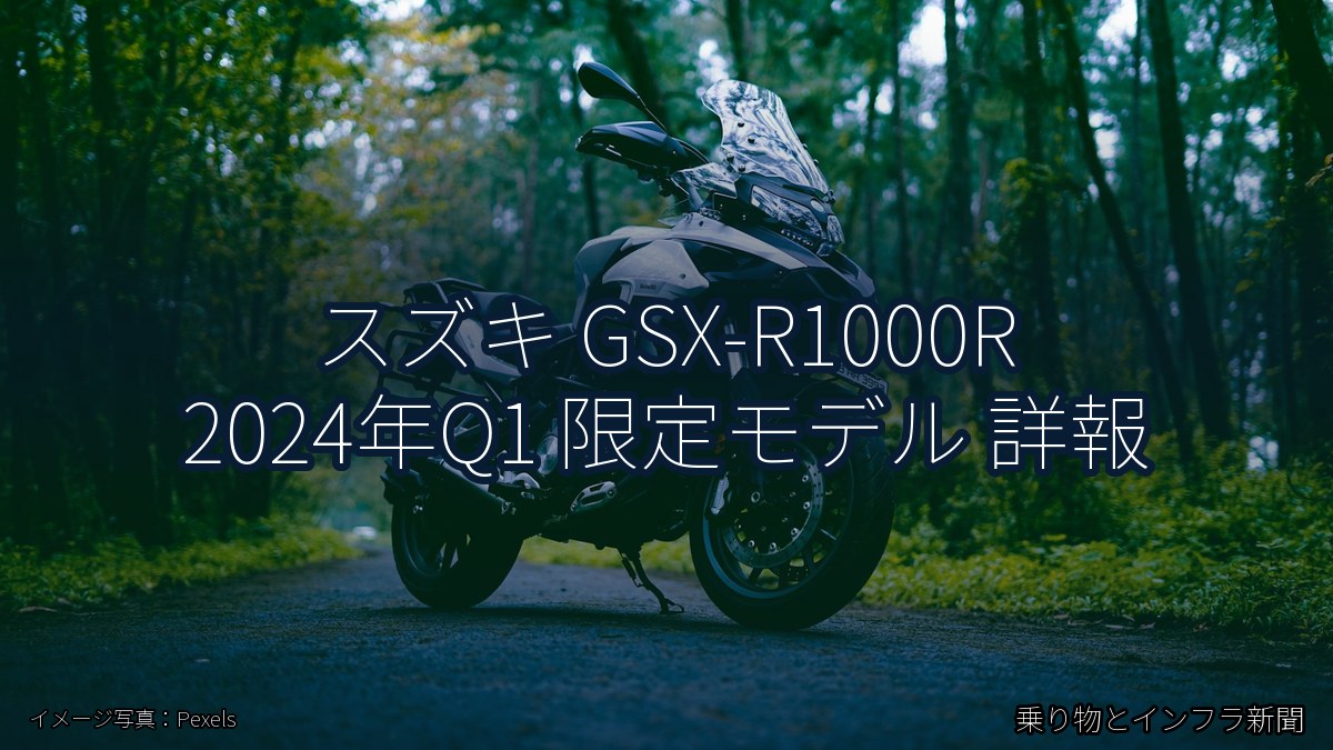 スズキ GSX-R1000R 2024年Q1 限定モデル 詳報（乗り物とインフラ新聞）
