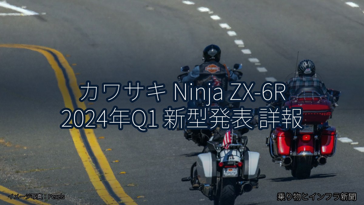 カワサキ Ninja ZX-6R 2024年Q1 新型発表 詳報（乗り物とインフラ新聞）