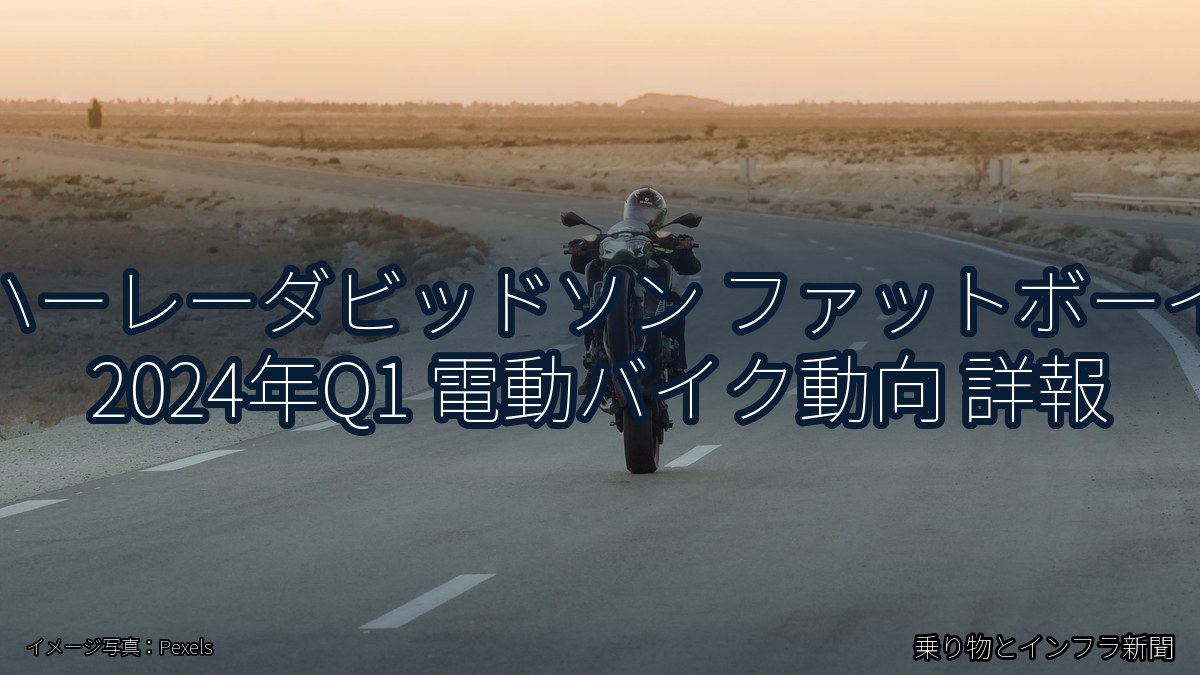 ハーレーダビッドソン ファットボーイ 2024年Q1 電動バイク動向 詳報（乗り物とインフラ新聞）