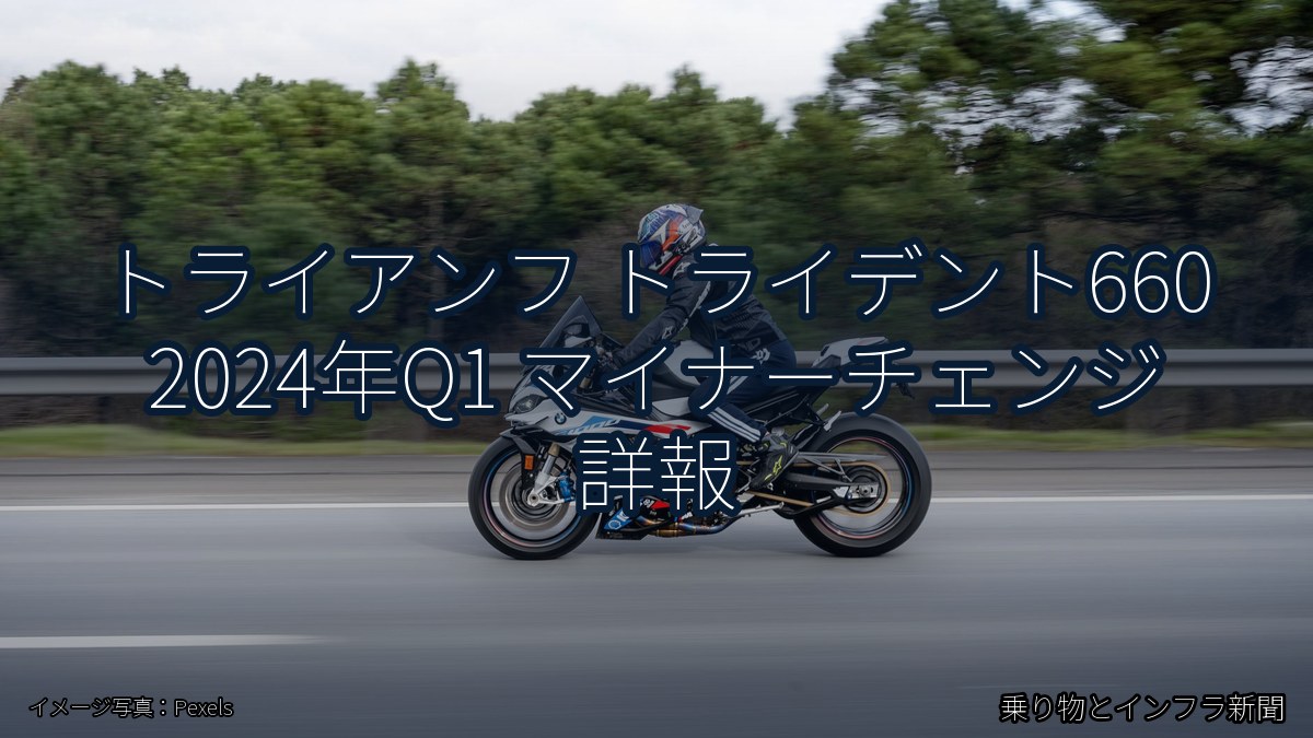 トライアンフ トライデント660 2024年Q1 マイナーチェンジ 詳報(乗り物とインフラ新聞)