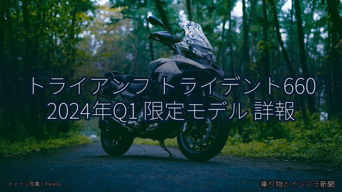 トライアンフ トライデント660 2024年Q1 限定モデル 詳報（乗り物とインフラ新聞）