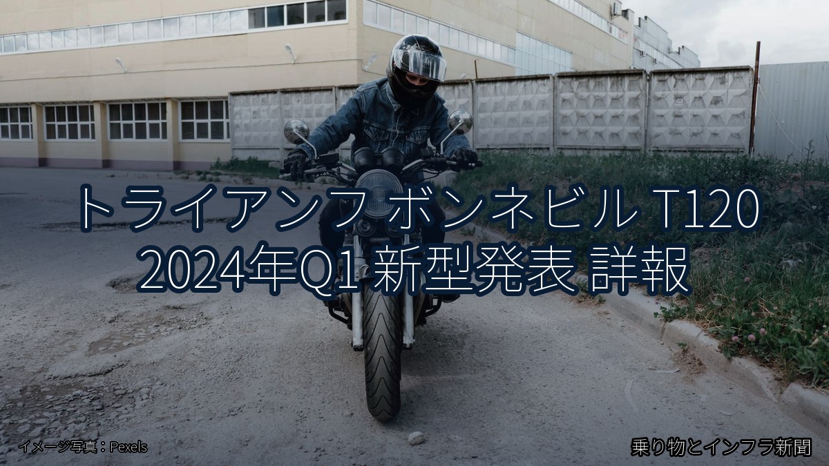 トライアンフ ボンネビル T120 2024年Q1 新型発表 詳報（乗り物とインフラ新聞）