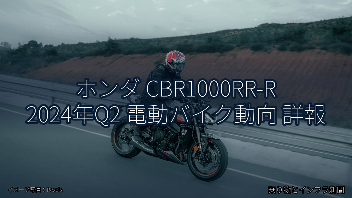 ホンダ CBR1000RR-R 2024年Q2 電動バイク動向 詳報（乗り物とインフラ新聞）