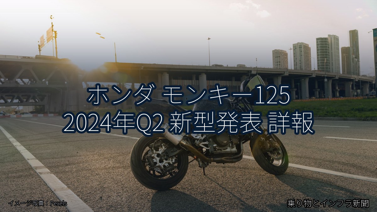 ホンダ モンキー125 2024年Q2 新型発表 詳報（乗り物とインフラ新聞）