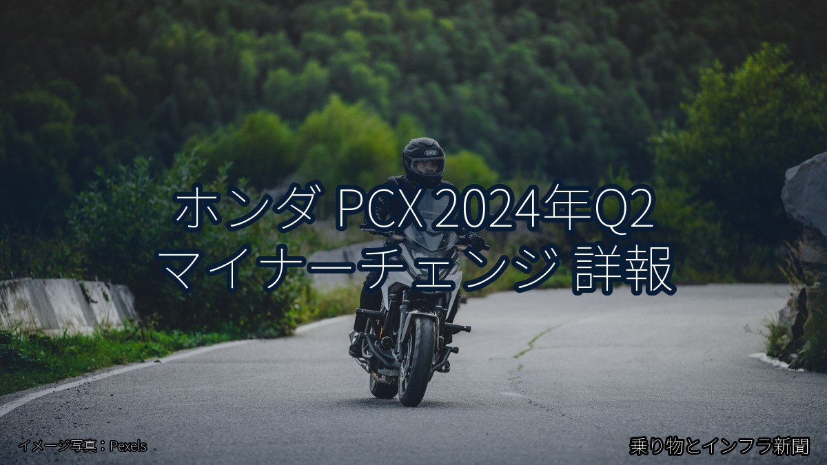 ホンダ PCX 2024年Q2 マイナーチェンジ 詳報（乗り物とインフラ新聞）