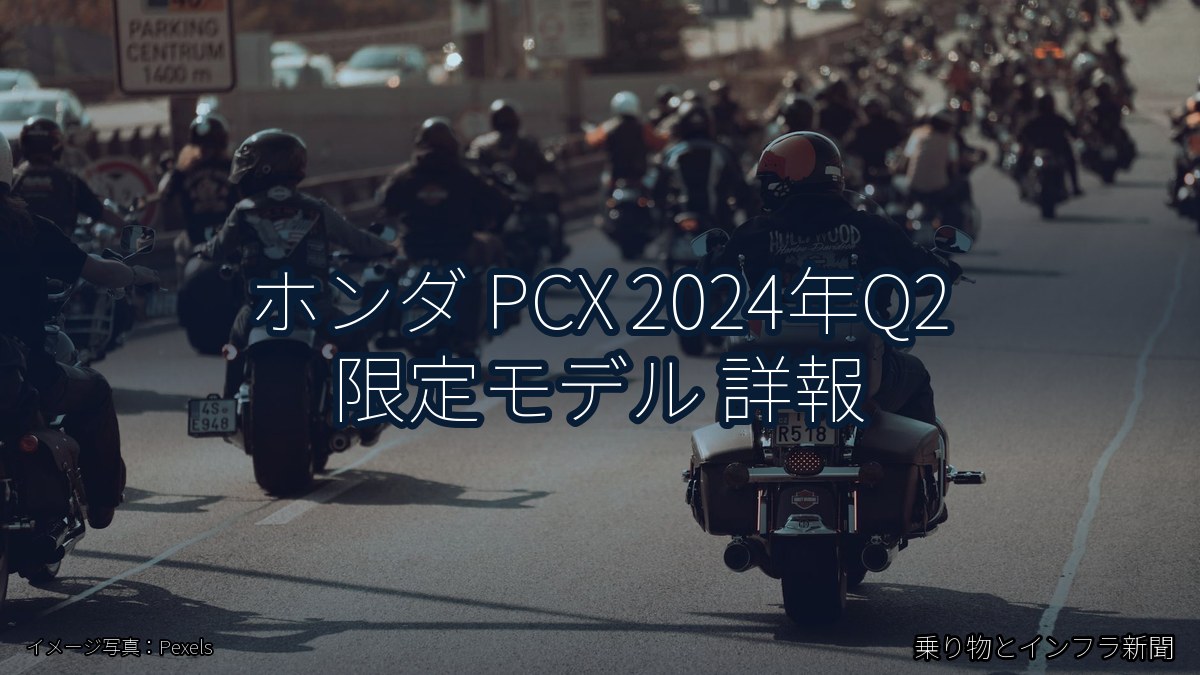 ホンダ PCX 2024年Q2 限定モデル 詳報（乗り物とインフラ新聞）