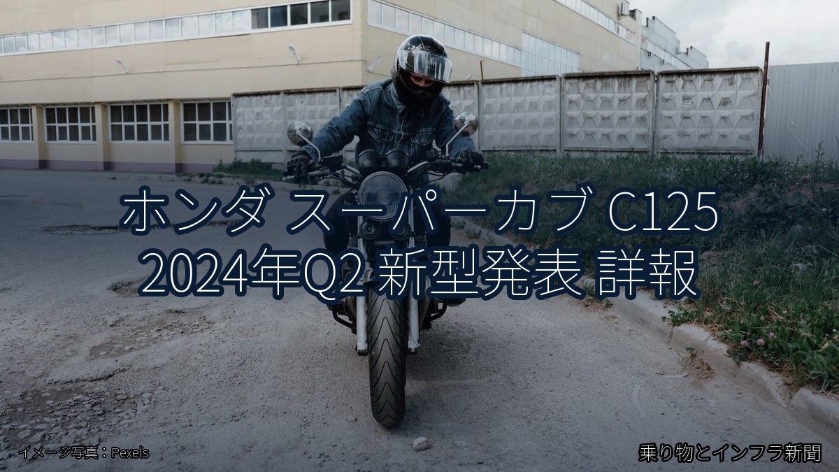 ホンダ スーパーカブ C125 2024年Q2 新型発表 詳報（乗り物とインフラ新聞）