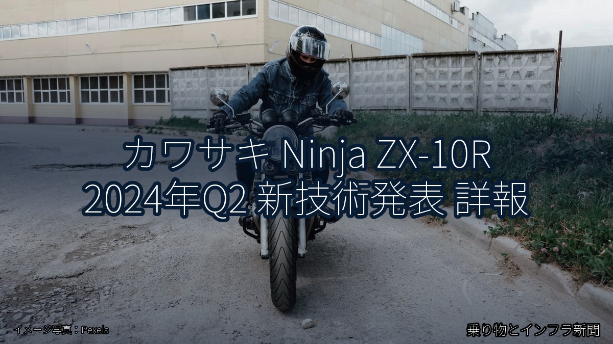 カワサキ Ninja ZX-10R 2024年Q2 新技術発表 詳報（乗り物とインフラ新聞）
