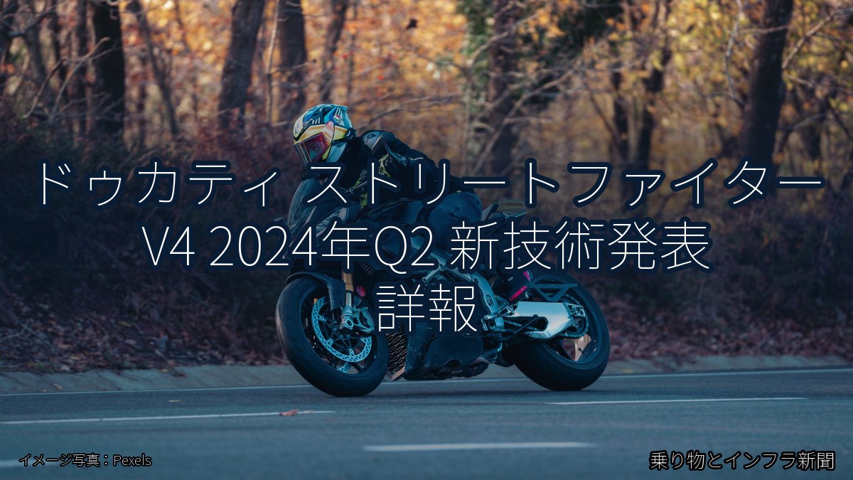 ドゥカティ ストリートファイター V4 2024年Q2 新技術発表 詳報（乗り物とインフラ新聞）