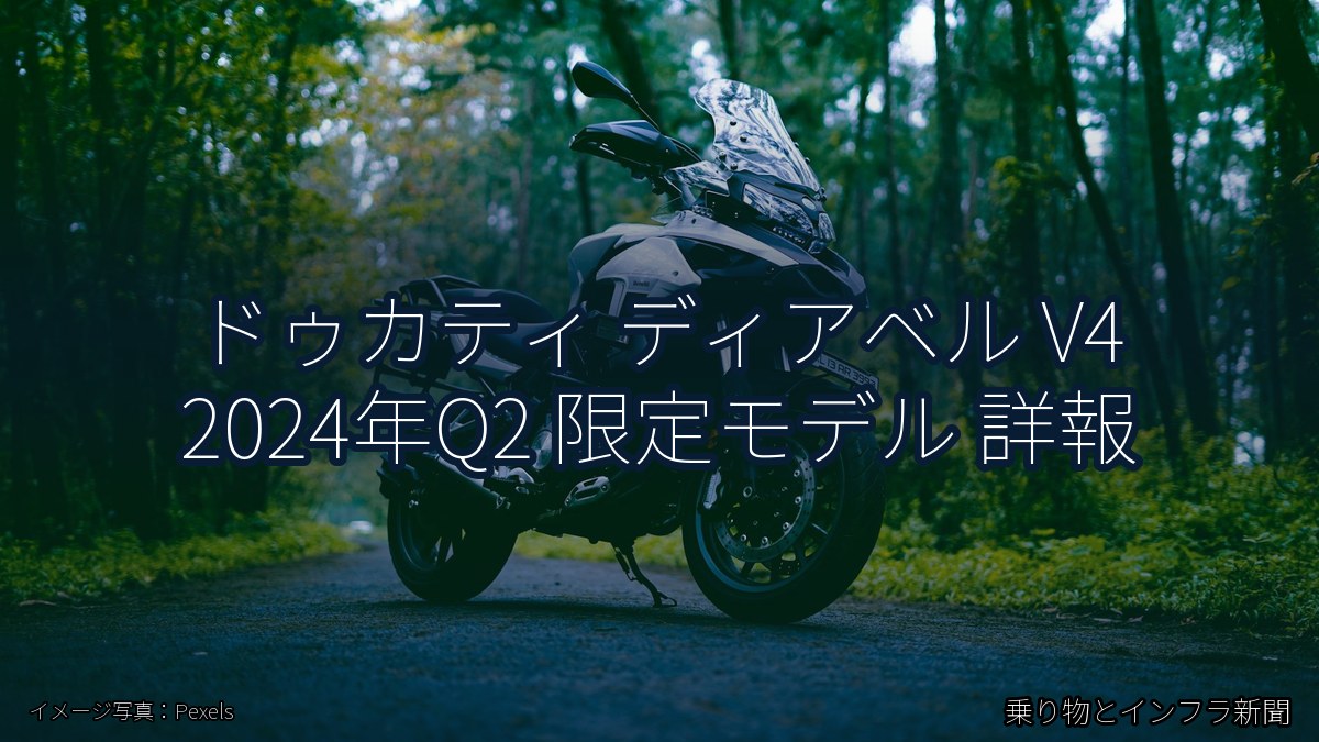 ドゥカティ ディアベル V4 2024年Q2 限定モデル 詳報（乗り物とインフラ新聞）