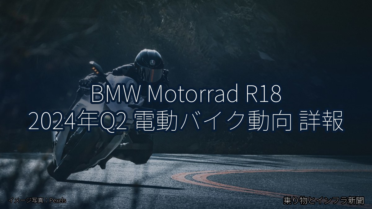 BMW Motorrad R18 2024年Q2 電動バイク動向 詳報（乗り物とインフラ新聞）