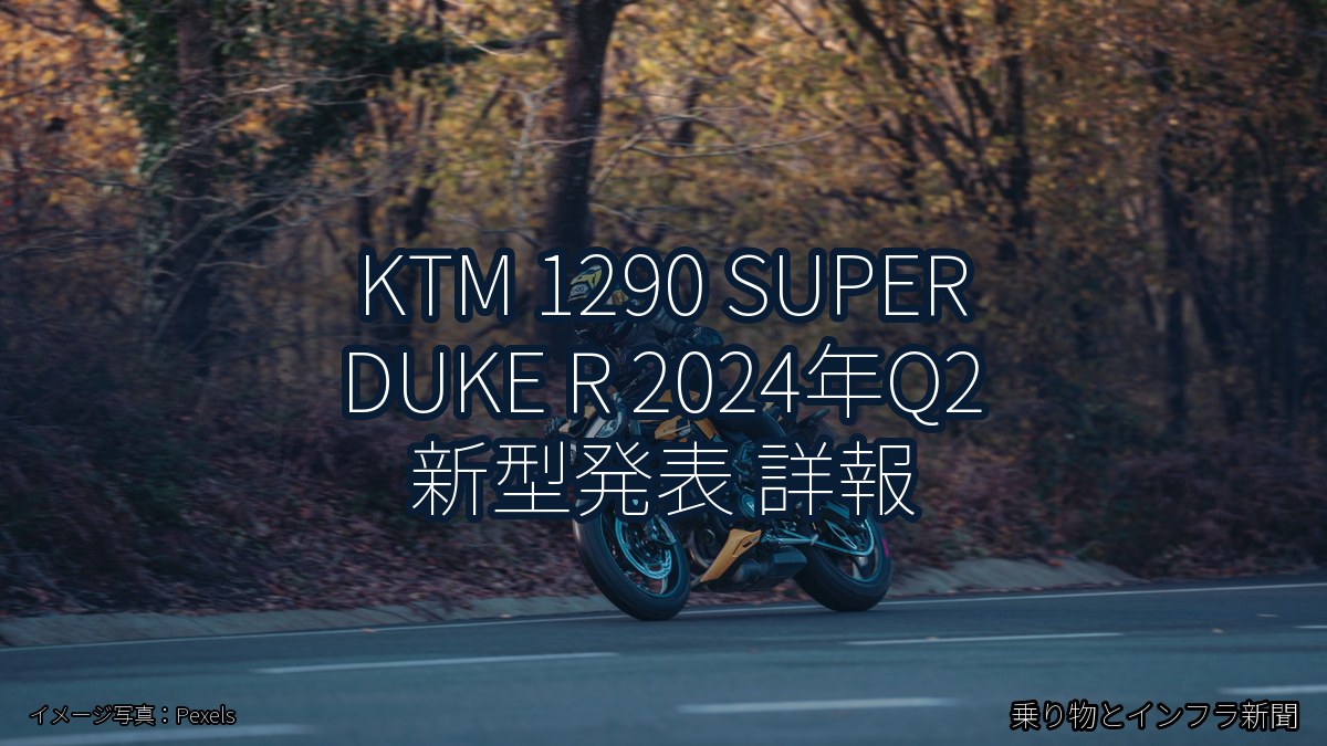 KTM 1290 SUPER DUKE R 2024年Q2 新型発表 詳報（乗り物とインフラ新聞）