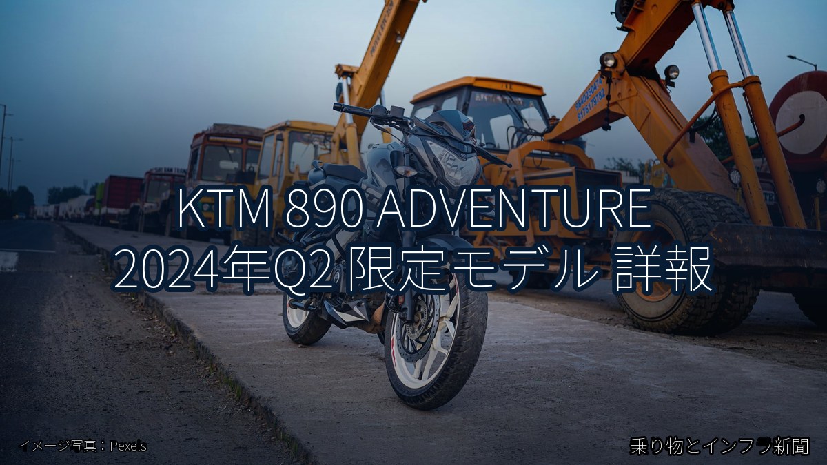 KTM 890 ADVENTURE 2024年Q2 限定モデル 詳報（乗り物とインフラ新聞）