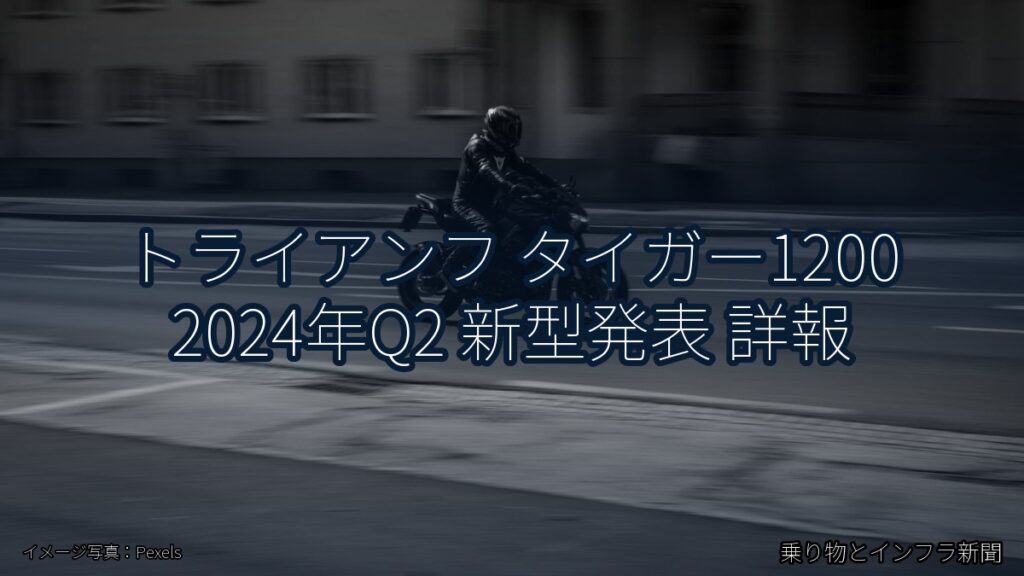 トライアンフ タイガー1200 2024年Q2 新型発表 詳報（乗り物とインフラ新聞）