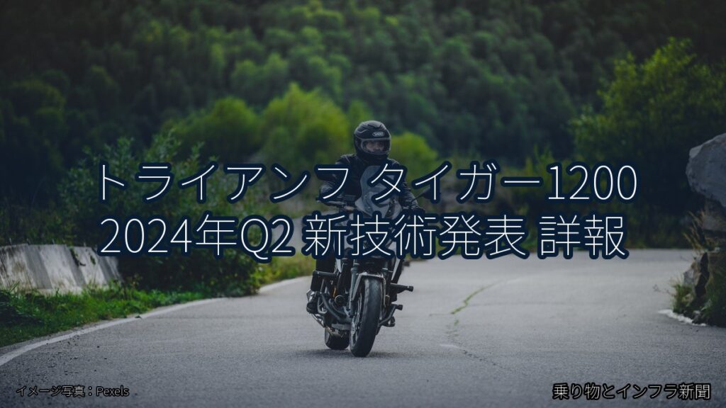 トライアンフ タイガー1200 2024年Q2 新技術発表 詳報（乗り物とインフラ新聞）