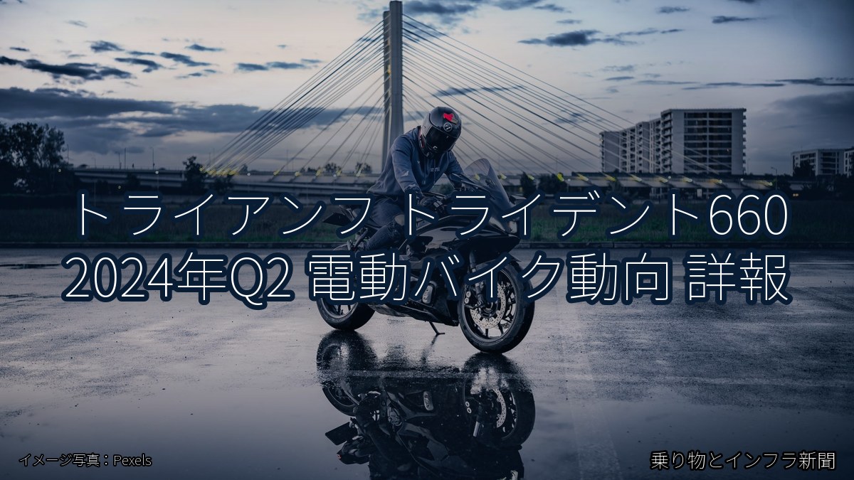 トライアンフ トライデント660 2024年Q2 電動バイク動向 詳報（乗り物とインフラ新聞）