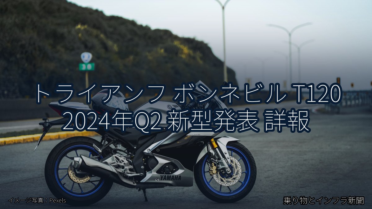 トライアンフ ボンネビル T120 2024年Q2 新型発表 詳報（乗り物とインフラ新聞）