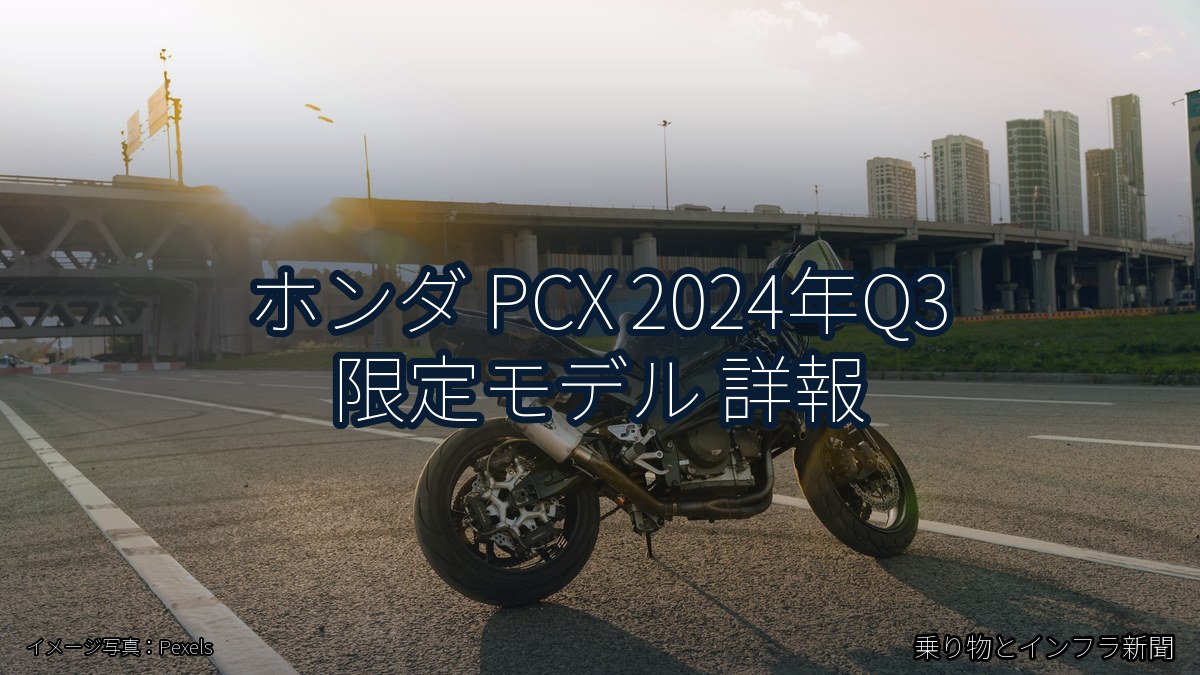 ホンダ PCX 2024年Q3 限定モデル 詳報（乗り物とインフラ新聞）