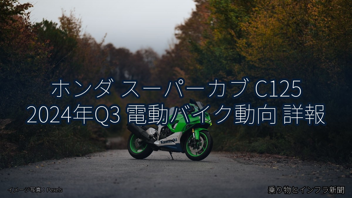 ホンダ スーパーカブ C125 2024年Q3 電動バイク動向 詳報（乗り物とインフラ新聞）