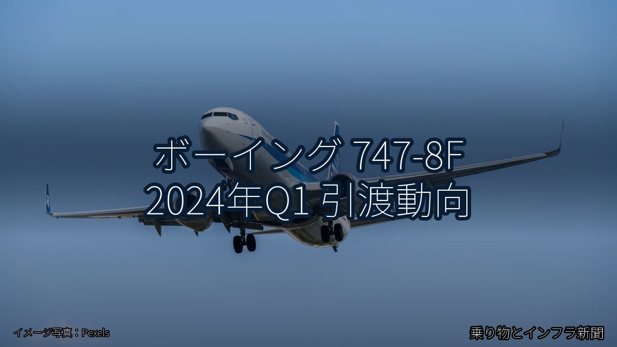 ボーイング 747-8F 2024年Q1 引渡動向（乗り物とインフラ新聞）