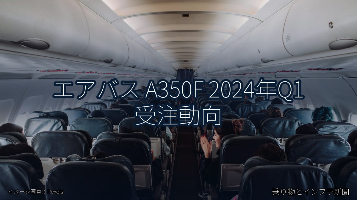 エアバス A350F 2024年Q1 受注動向(乗り物とインフラ新聞)