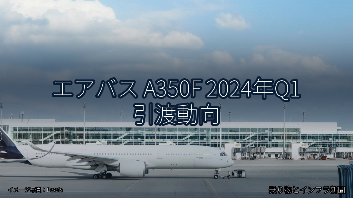 エアバス A350F 2024年Q1 引渡動向(乗り物とインフラ新聞)