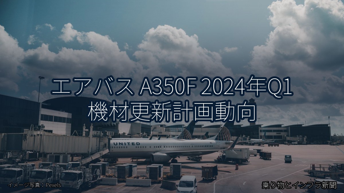 エアバス A350F 2024年Q1 機材更新計画動向（乗り物とインフラ新聞）