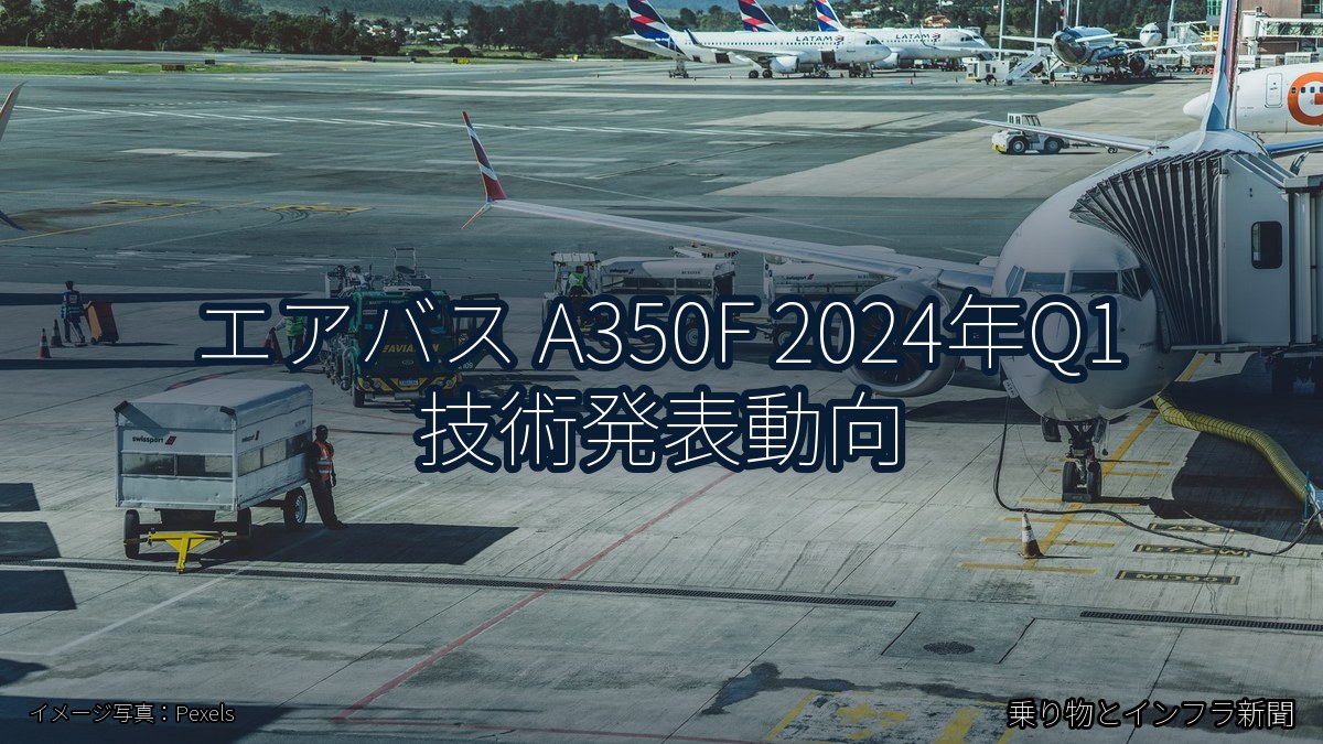 エアバス A350F 2024年Q1 技術発表動向（乗り物とインフラ新聞）