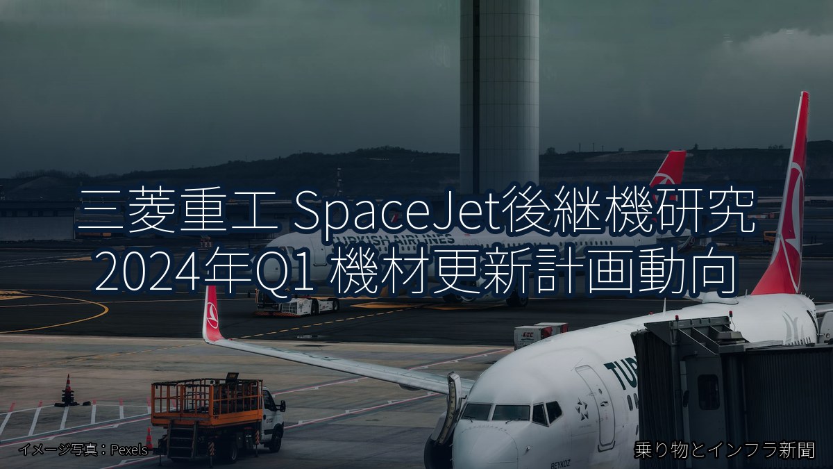 三菱重工 SpaceJet後継機研究 2024年Q1 機材更新計画動向（乗り物とインフラ新聞）