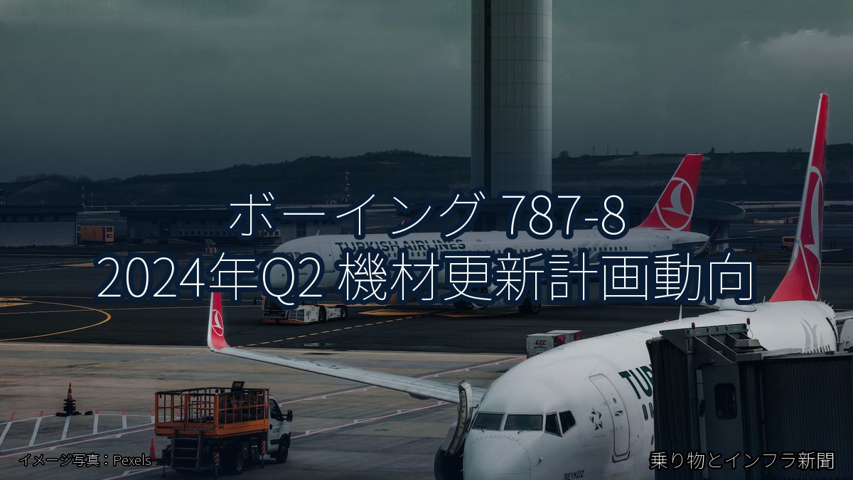 ボーイング 787-8 2024年Q2 機材更新計画動向（乗り物とインフラ新聞）