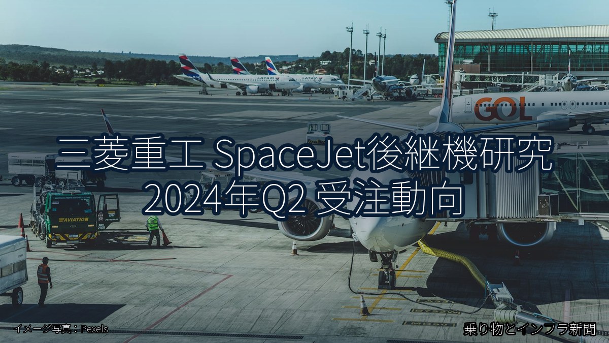 三菱重工 SpaceJet後継機研究 2024年Q2 受注動向（乗り物とインフラ新聞）